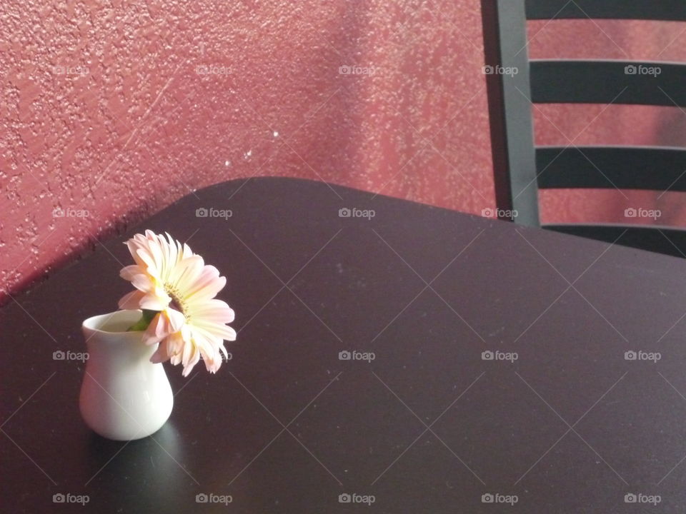 flower on table