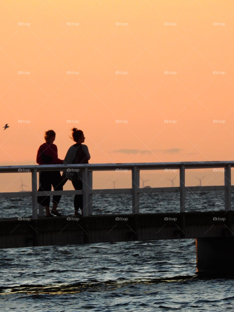 Walking the jetty