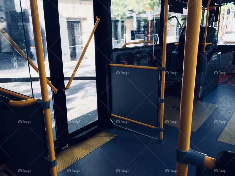 Inside bus