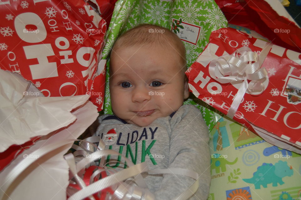 First Christmas all wrapped up