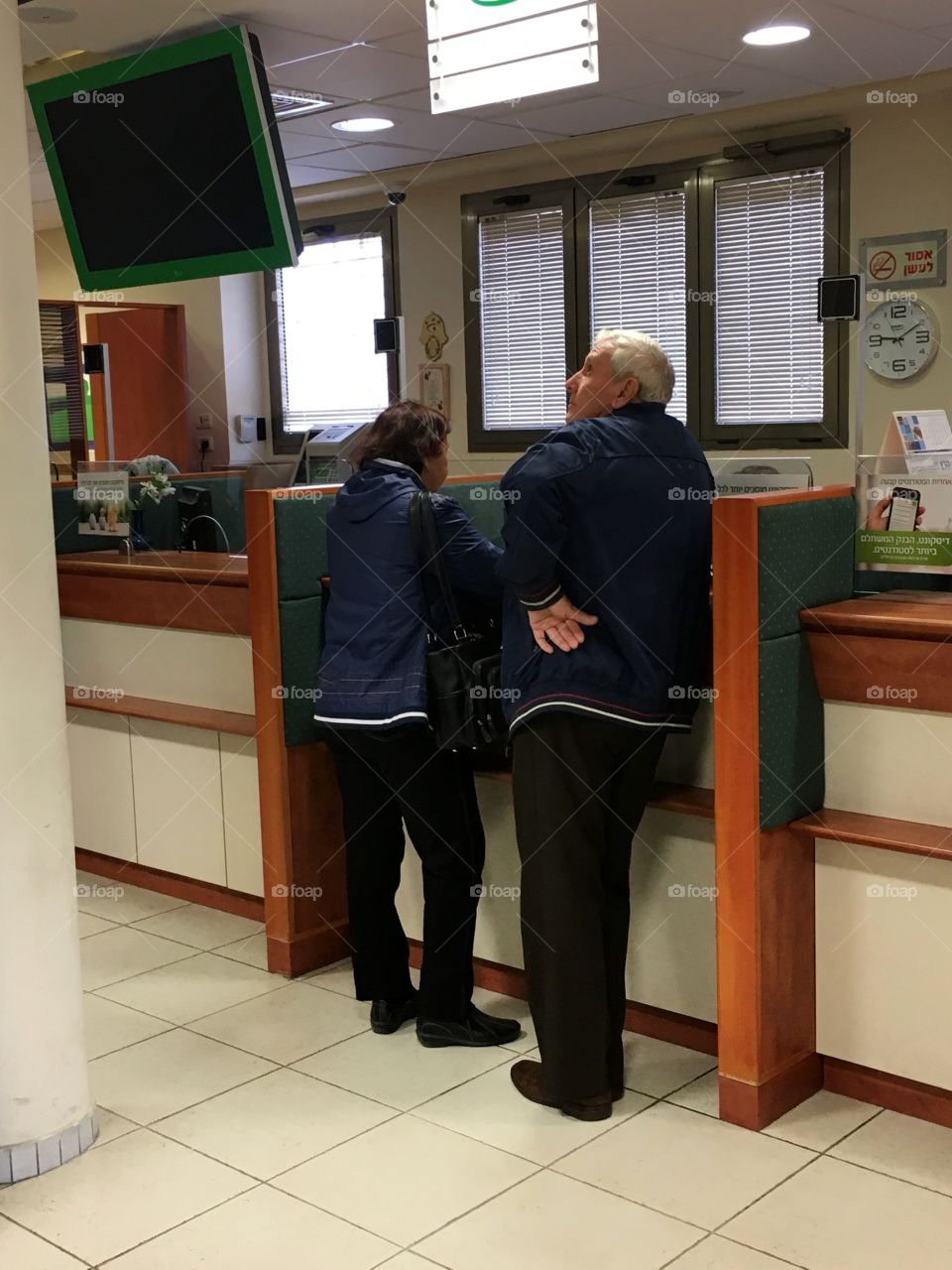 Waiting to receive service