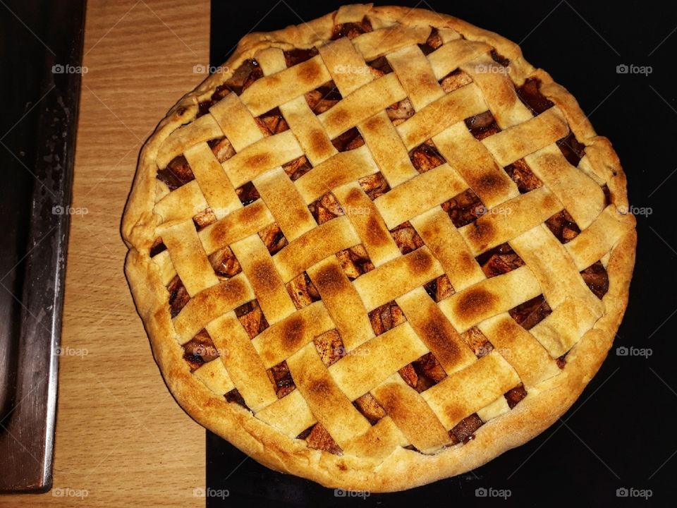 Apple pie: always simple, but delicious