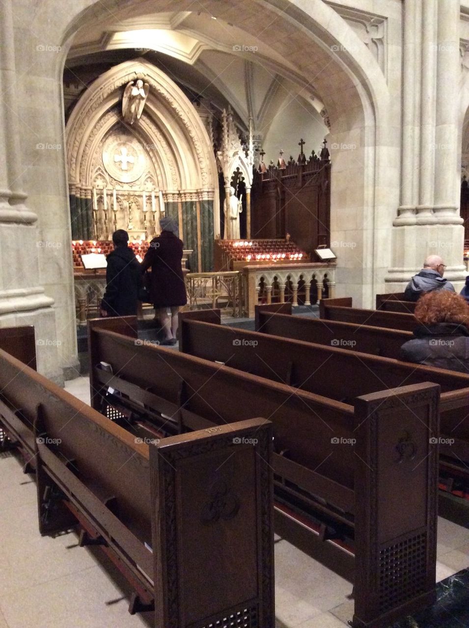 Inside St.Patrick Cathedral NYC