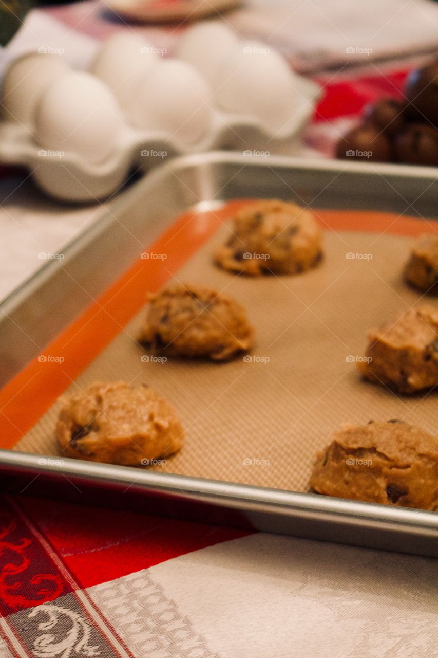 Chocolate chip cookies for Santa 