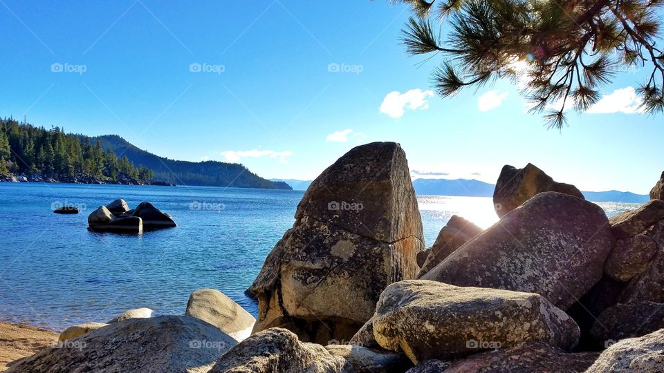 Lake Tahoe boulders