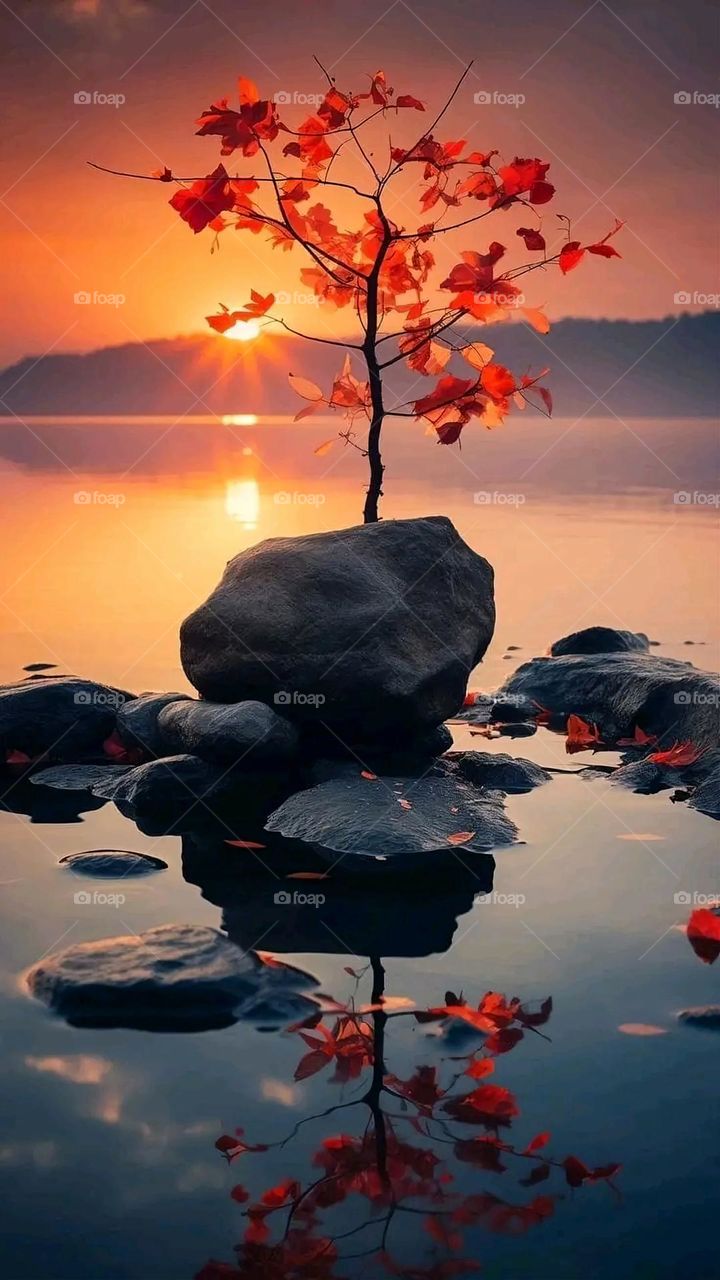 A very beautiful picture, and there is no better picture than it. There is no better picture of green herbs and colorful, red and white roses than it. Glory be to God, the natural and picturesque view, and there is no more