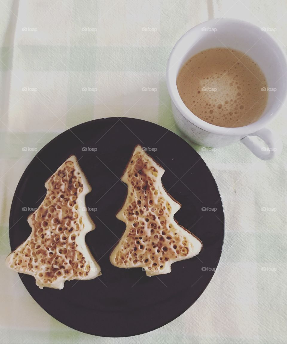 Crumpets and coffee
