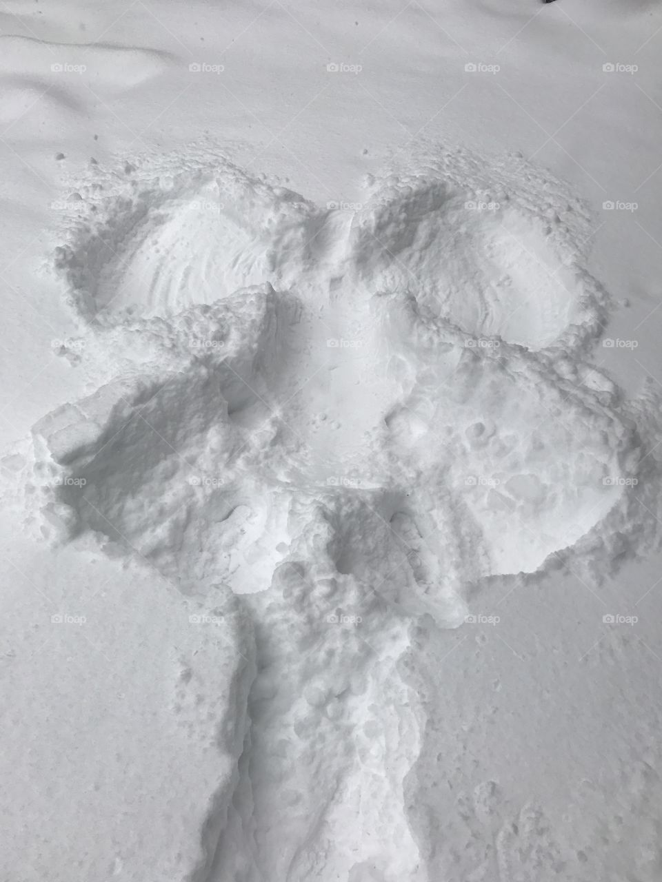 A snow angel.