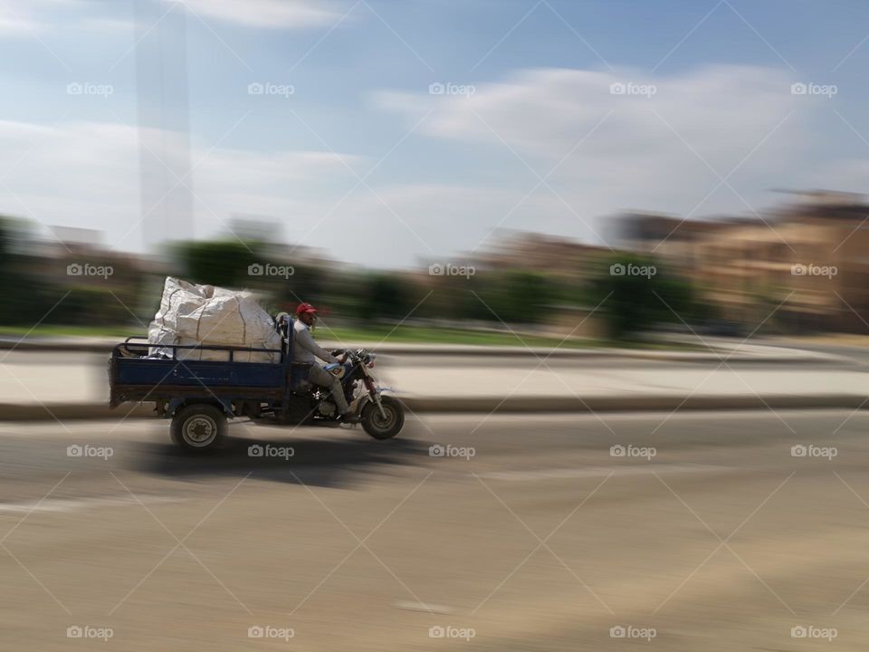 Working in the early morning