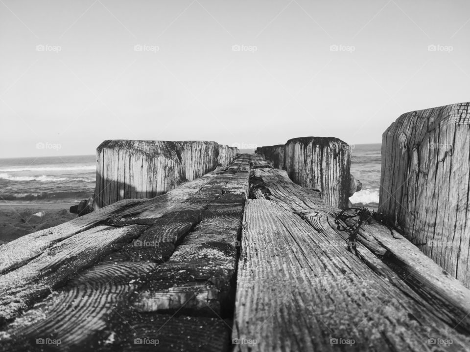 Jetty at the Jersey shore