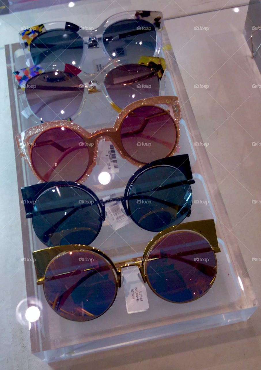 Sunglasses On Display
