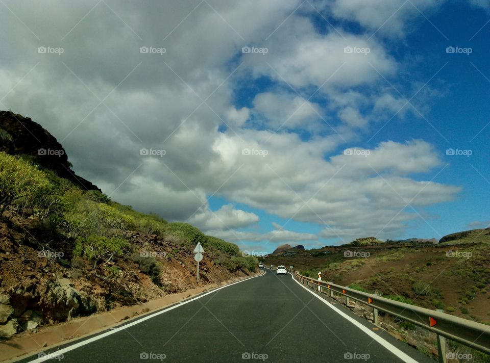 Road, No Person, Travel, Landscape, Sky