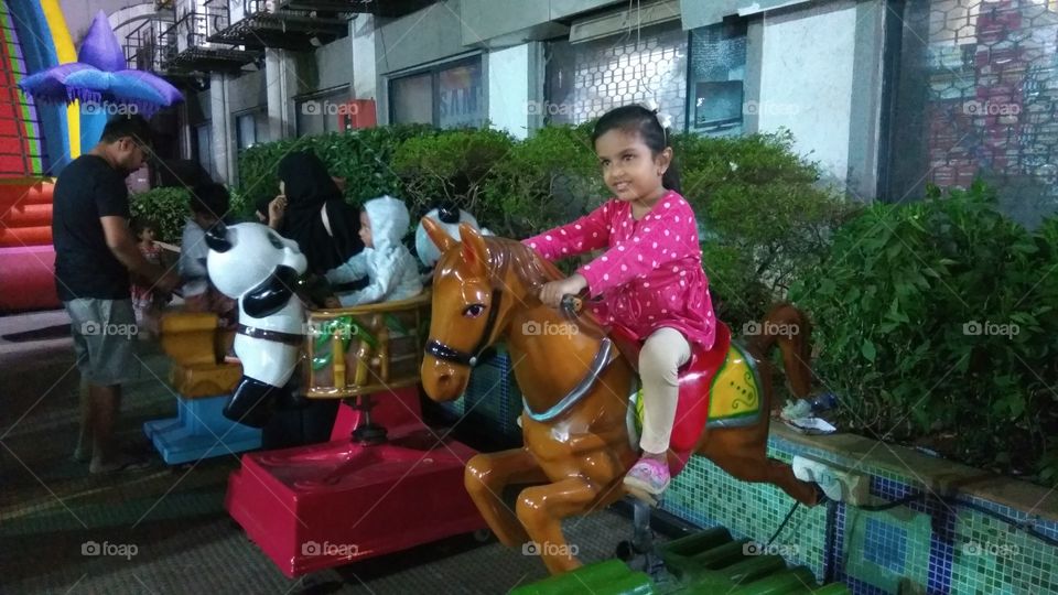 Girl Horse Riding