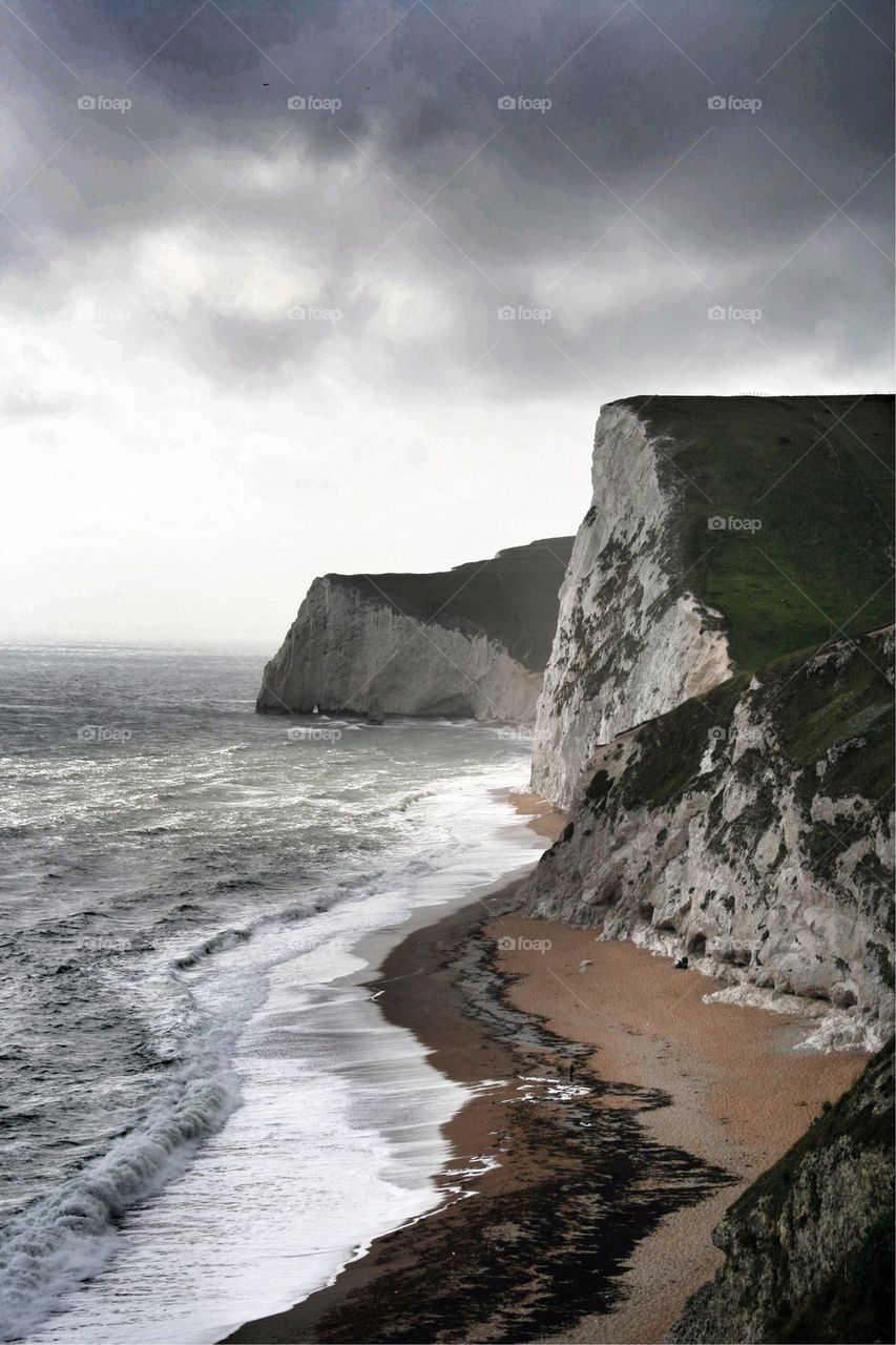 Scenics view of sea against sky
