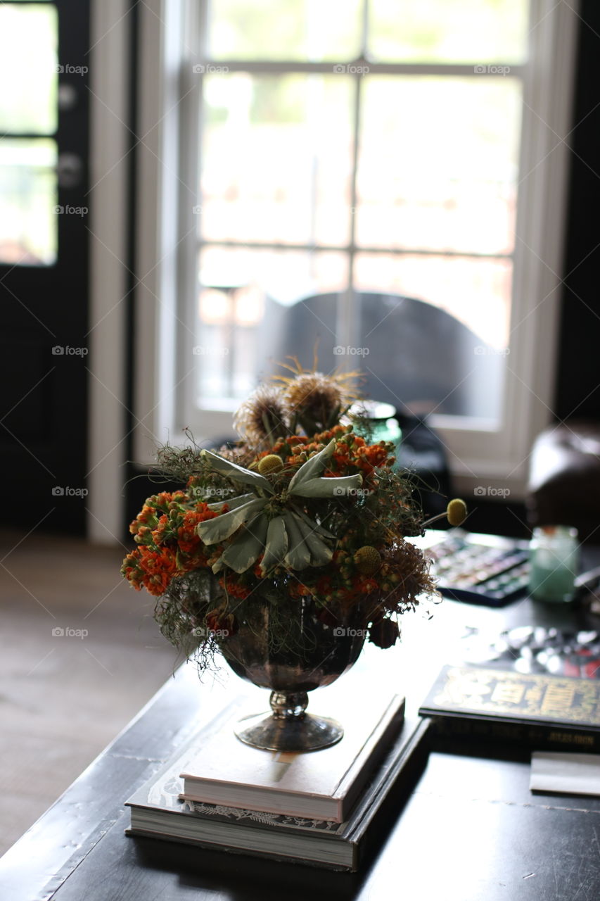 Coffeeshop Flowers in a Vase