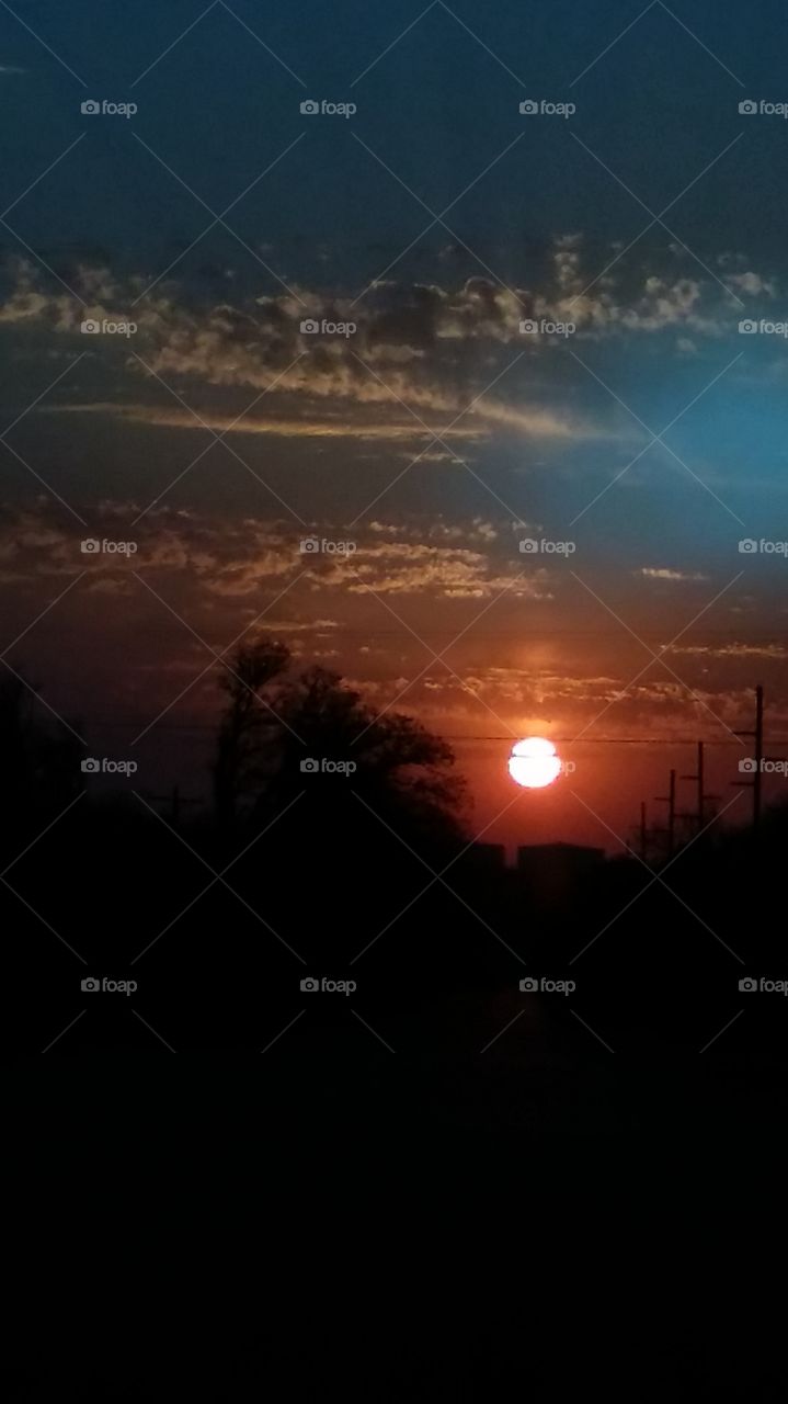 Oklahoma  Spring Sunset