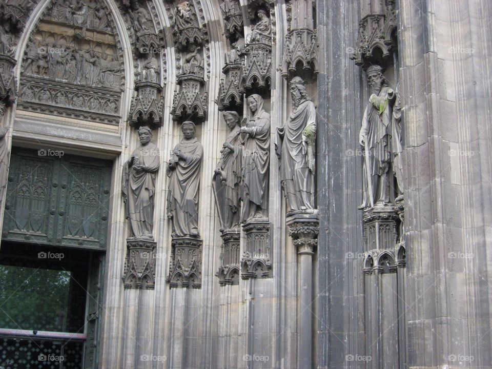 Cologne cathedral detail