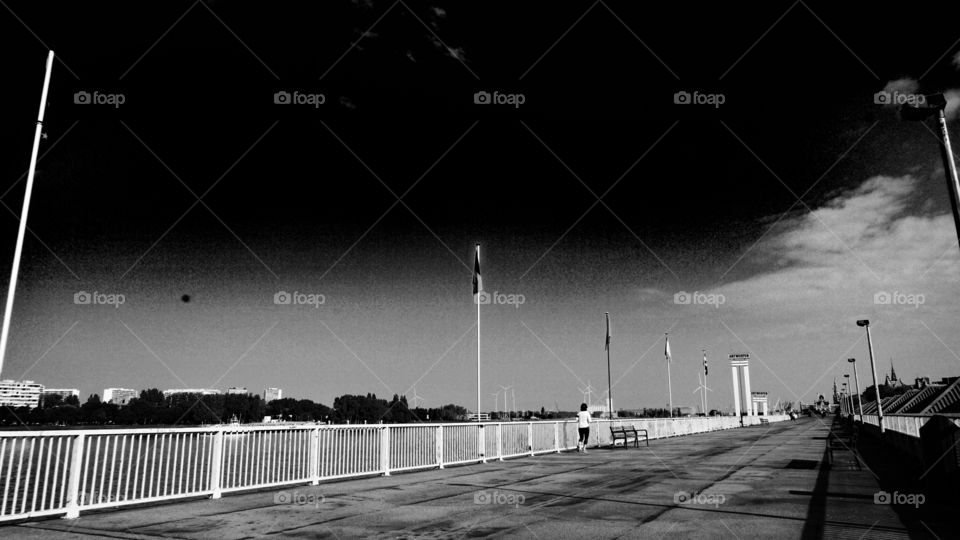 Antwerp in black and white