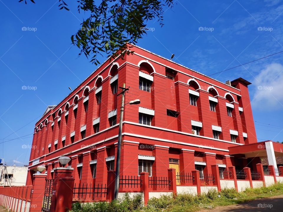 Red Colour Building which gives powerful impact on the society and it naturally attracts people attention. Red colour is very vibrant and attention seeking.