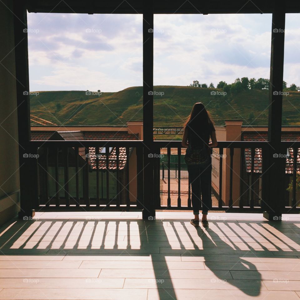 Girl with nature 