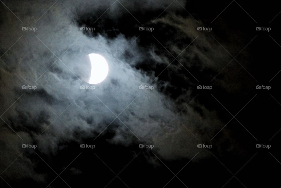 Supermoon and Lunar Eclipse. During supermoon and lunar eclipse on September 27, 2015