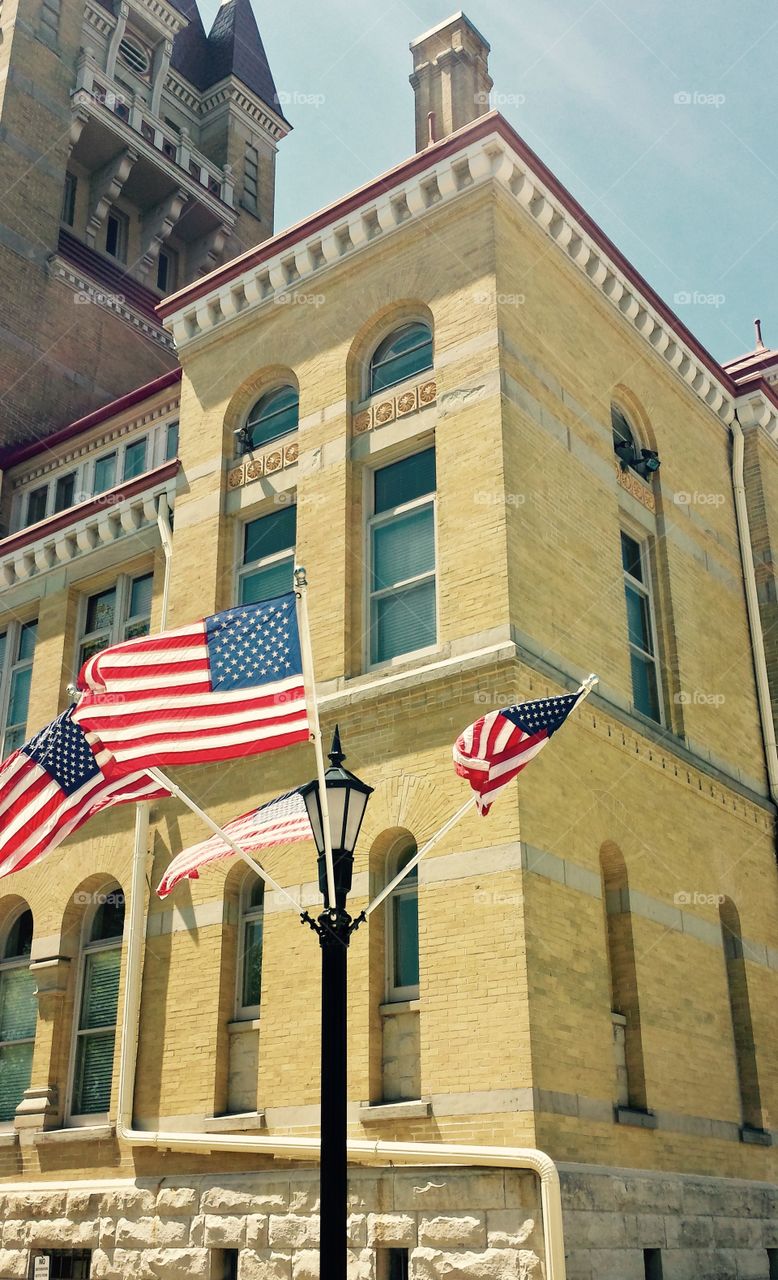 Flags. Memorial Day