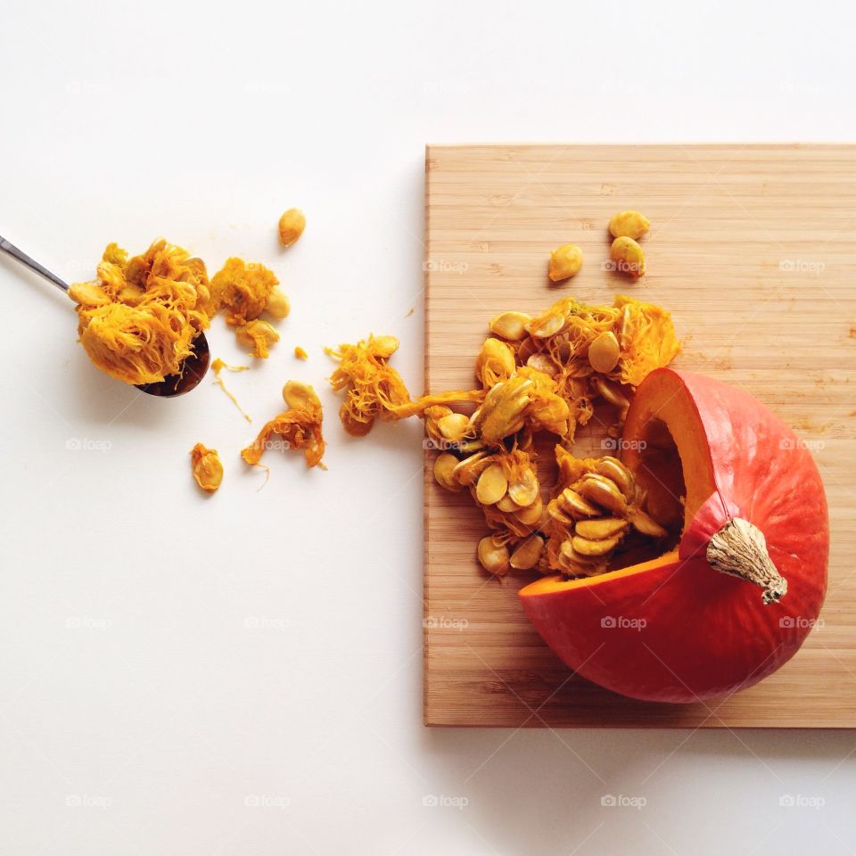 Golden gourd . Golden gourd with seeds 