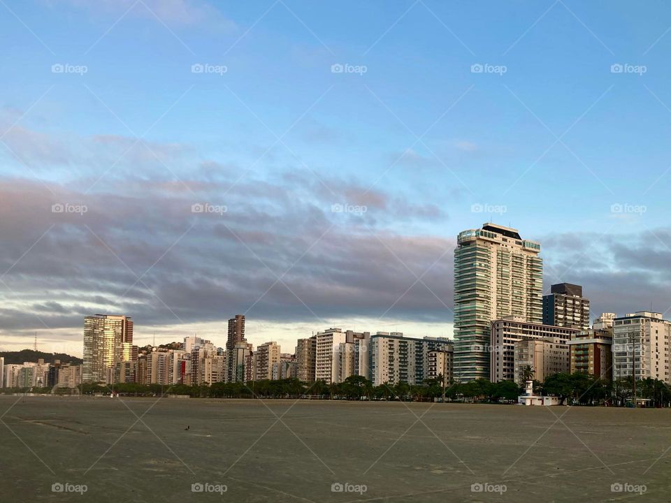 🌄🇺🇸 An extremely beautiful dawn in Santos, coast of Brazil. Cheer the nature! / 🇧🇷 Um amanhecer extremamente bonito em Santos, litoral do Brasil. Viva a natureza! 