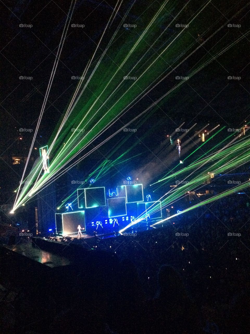 Laser light concert