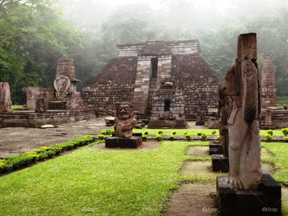 sukuh hinduism temple located in karanganyar, central java, indonesia
