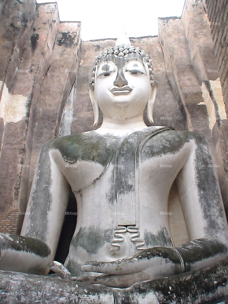Big Buddha. Big stucco buddha image