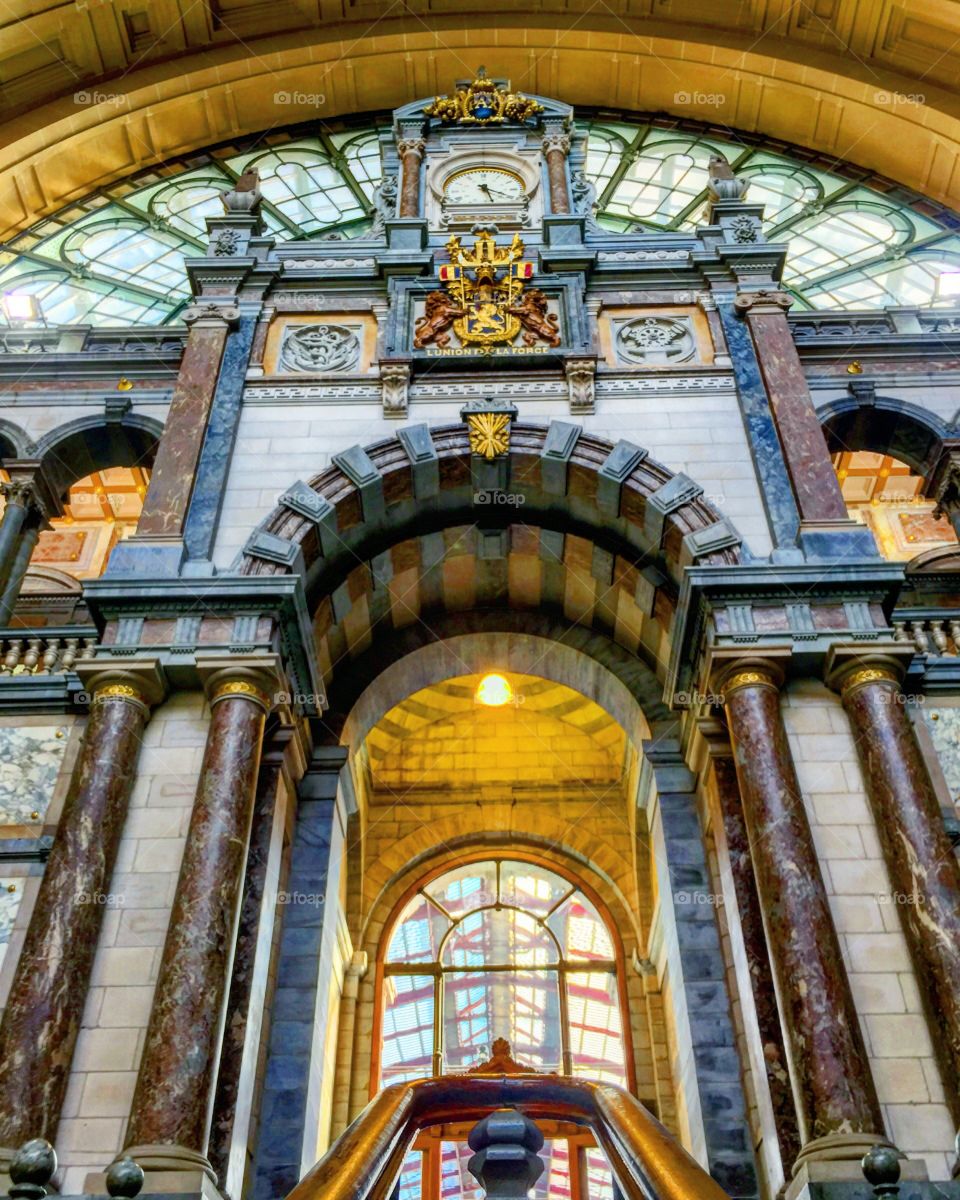 Central train station Antwerp interior