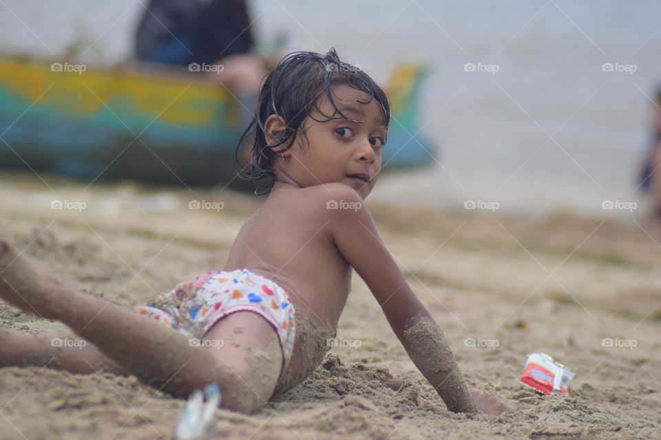 Child, Beach, People, Sand, Fun