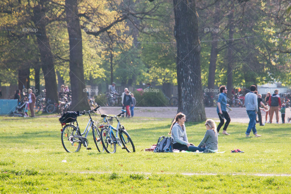 People at the park