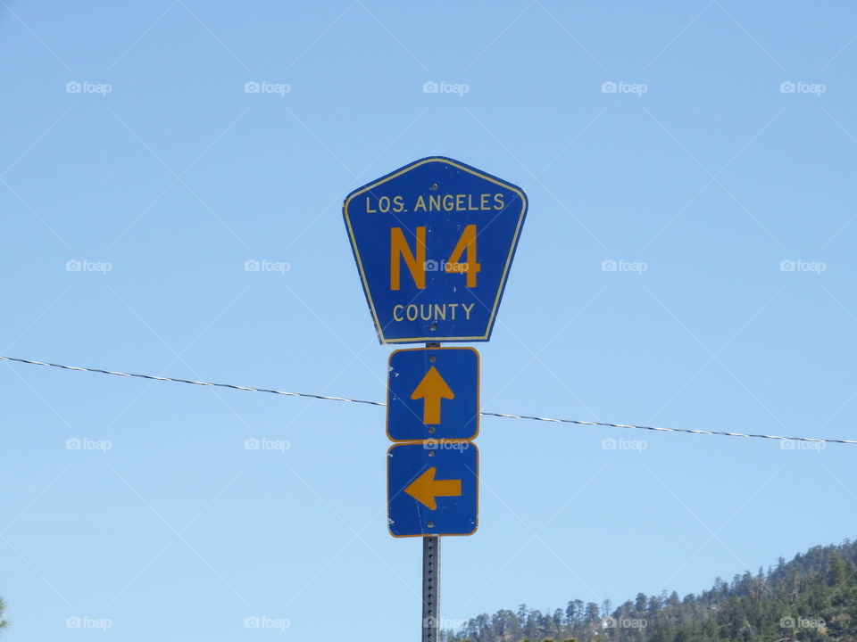 California route sign.