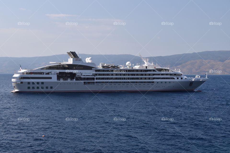 Luxury cruise ship 