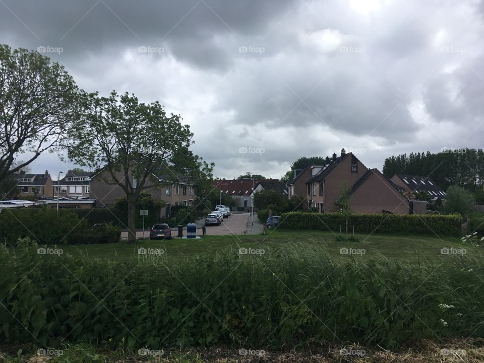 Geervliet village the Netherlands 