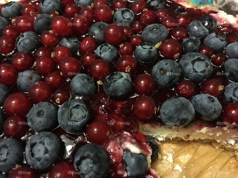 Berry blueberry cheesecake healthy sweet