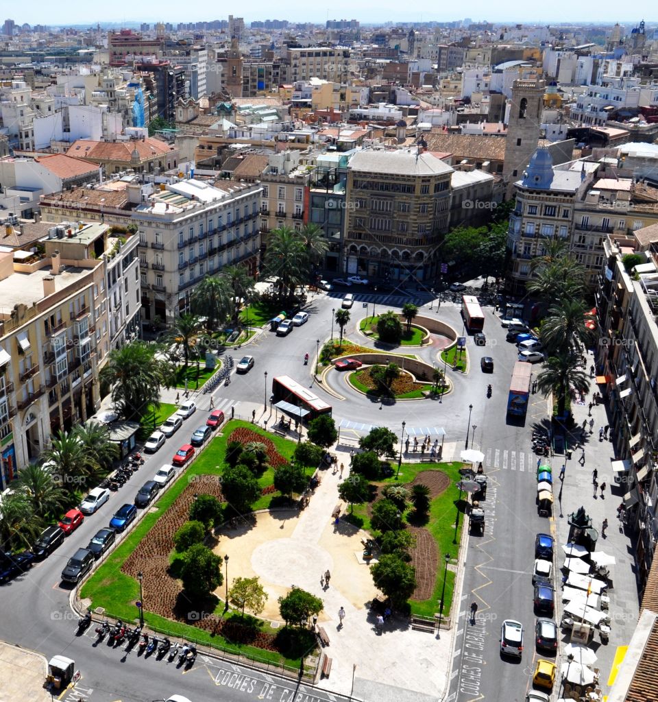 Valencia roof top view 