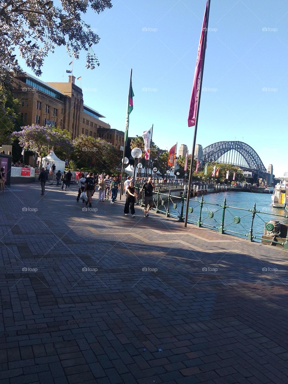 Sydney Harbour The Rocks side