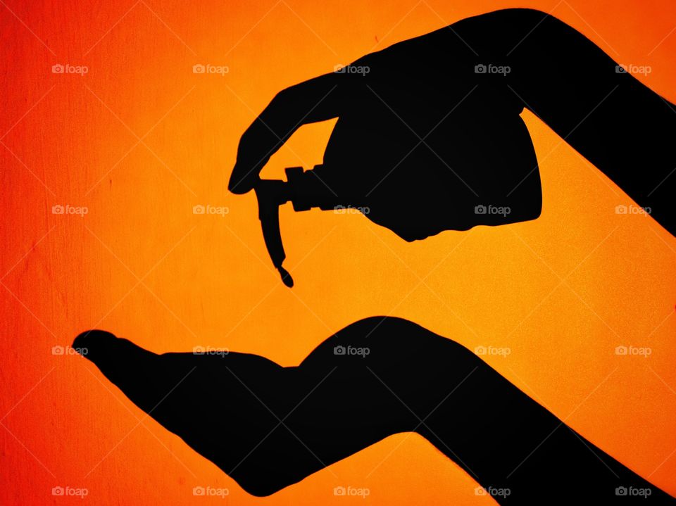 stay home and wash hands with sanitizer to protect from COVID-19