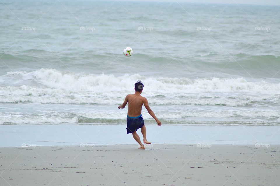 Soccer on the Beach