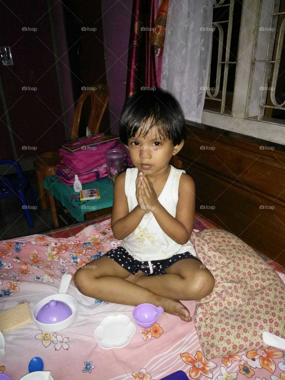 A child praying