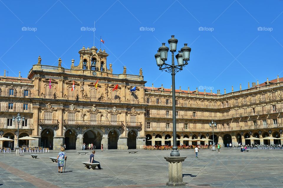 Plaza Mayor de Salamanca. Plaza Mayor, Salamanca, Spain