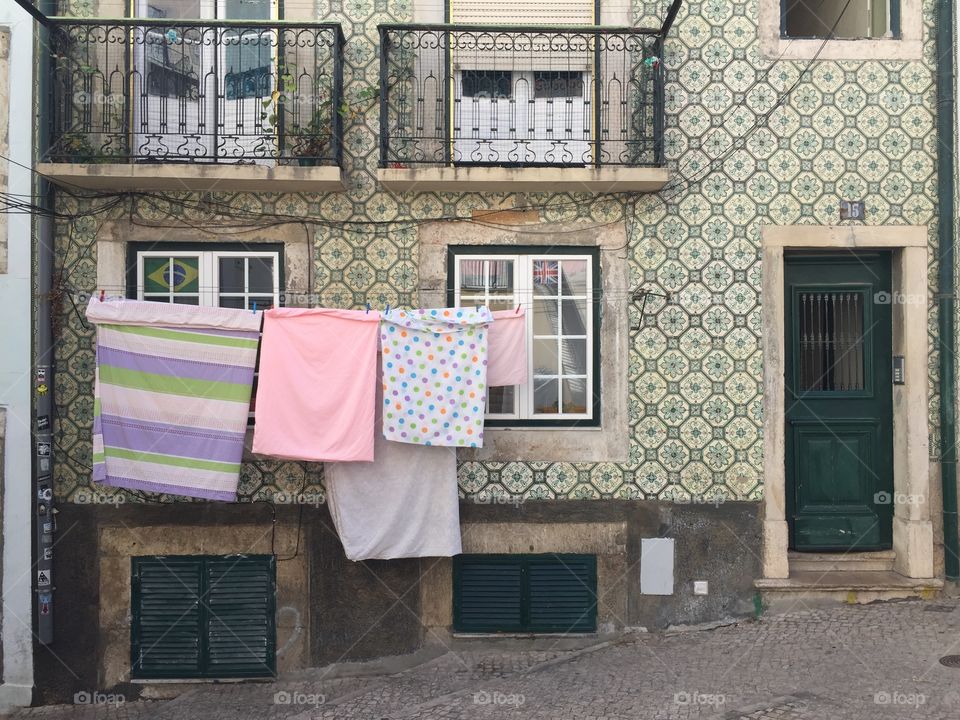 Drying clothes 