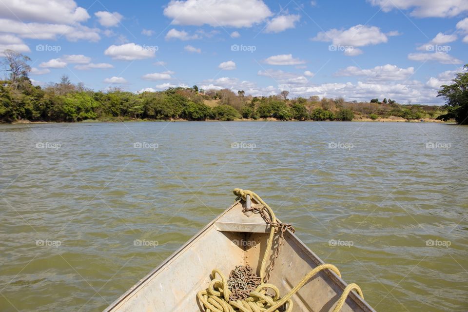 View of the São Francisco River in Brazil