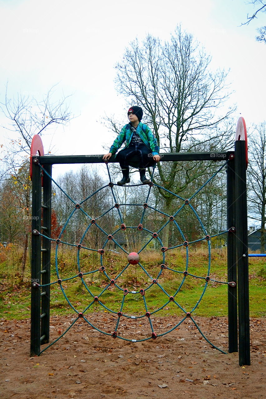 Boy at the playground