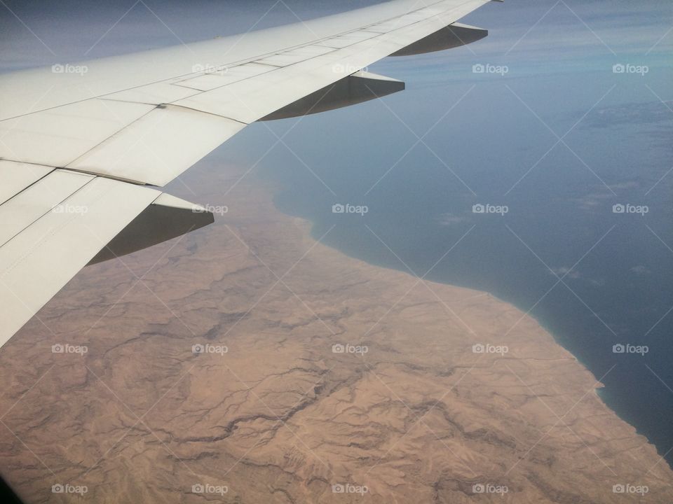Flying over Abu Dhabi 