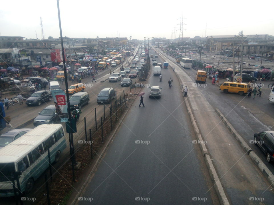 the area view of ikorodu road in ketu Lagos Nigeria