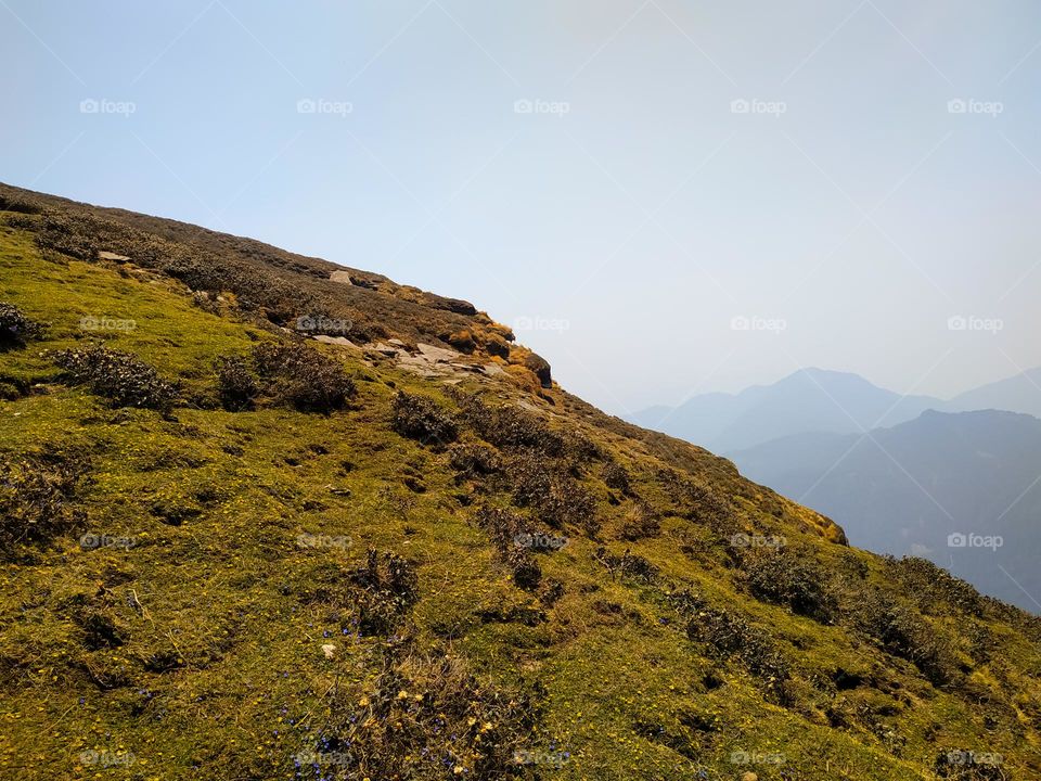 A amazing view of from the top of mountain